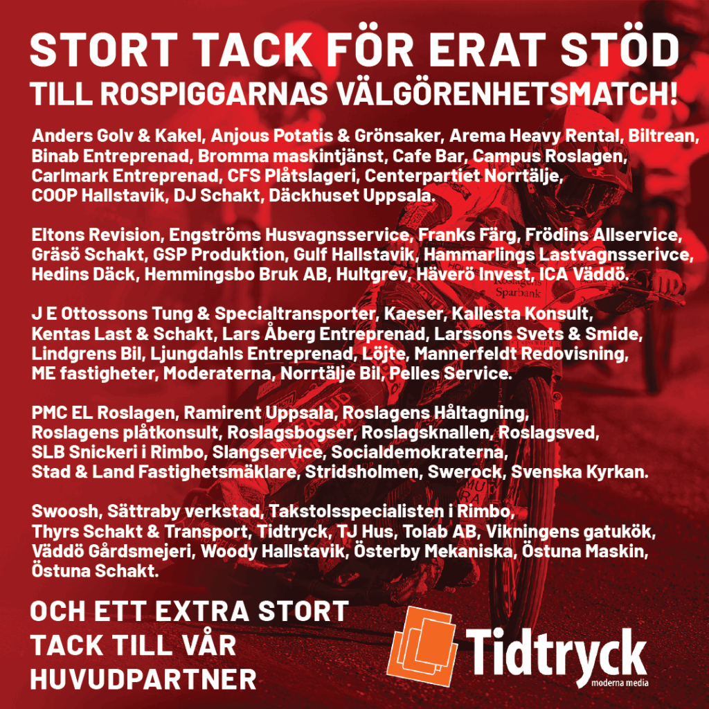 Stort tack till er som bidrog i Välgörenhetsmatchen!